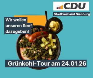 Einladung zur CDU-Grünkohltour 2026